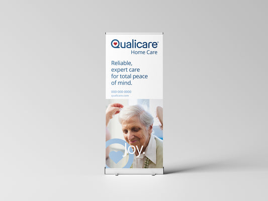 Roll Up Banner Stand Joy - Personalize